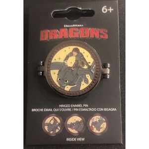 NEW ON CARD! How To Train Your Dragon Toothless Multi Scene Metal Enamel Pin!